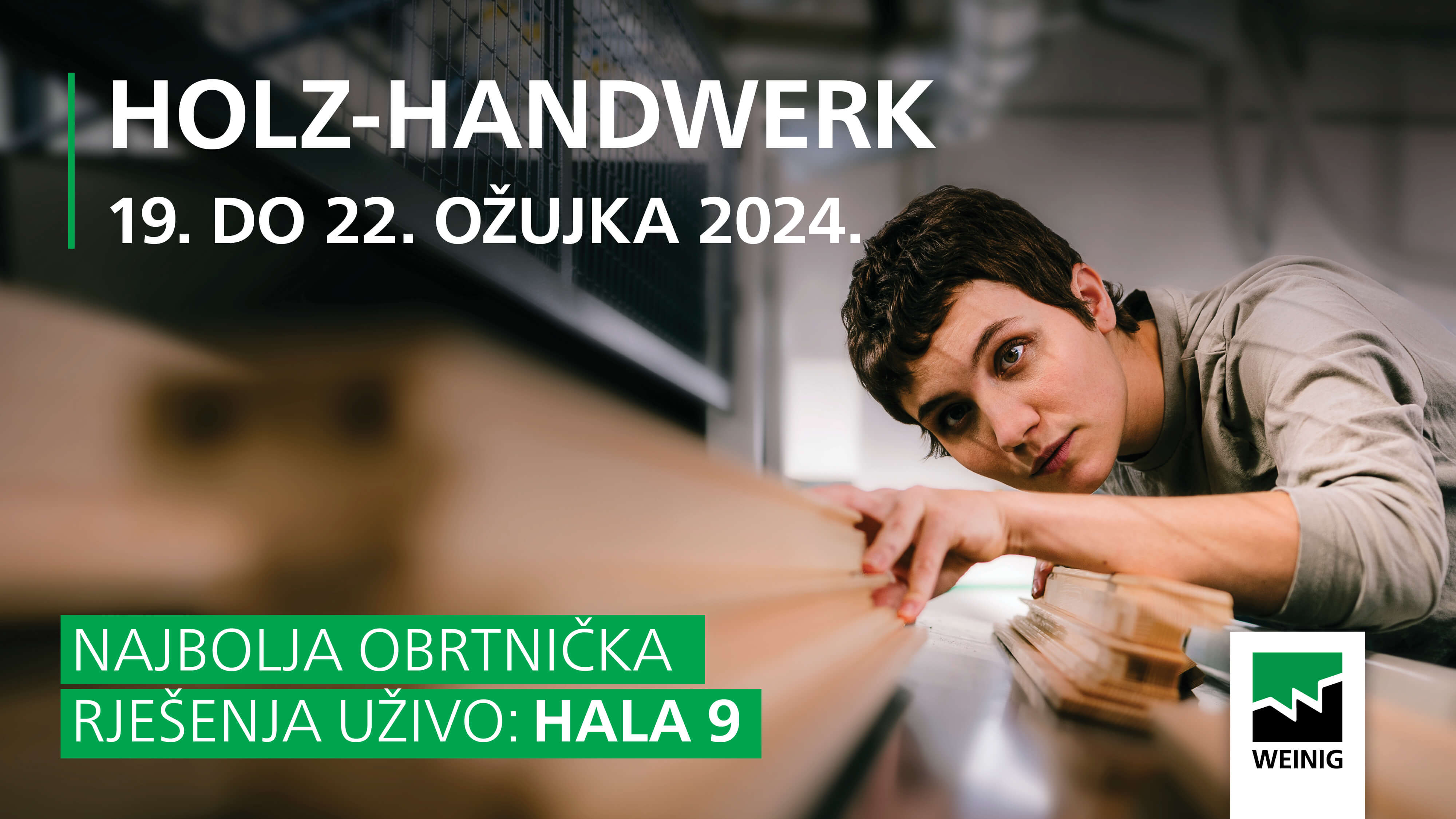 Dobrodošli na Holz-Handwerk i Fensterbau Frontale 2024.